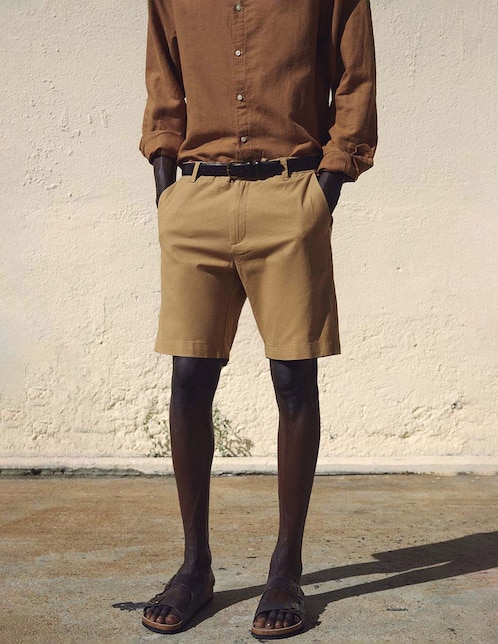 Bermuda de algodón para hombre 1