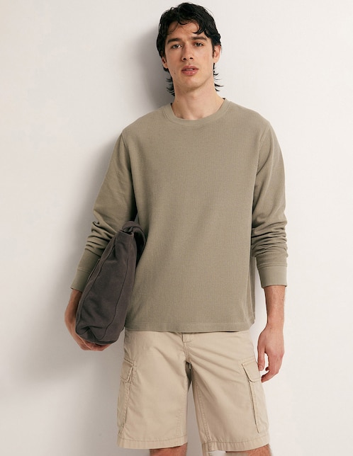 Playera cuello redondo para hombre 1