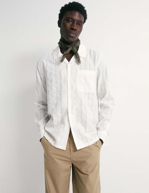 Camisa casual Sfera manga larga para hombre