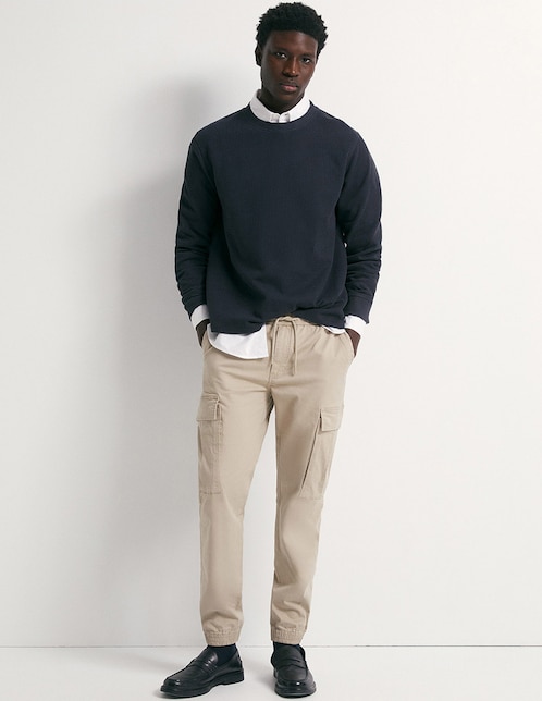 Pantalón casual cargo straight para hombre 1