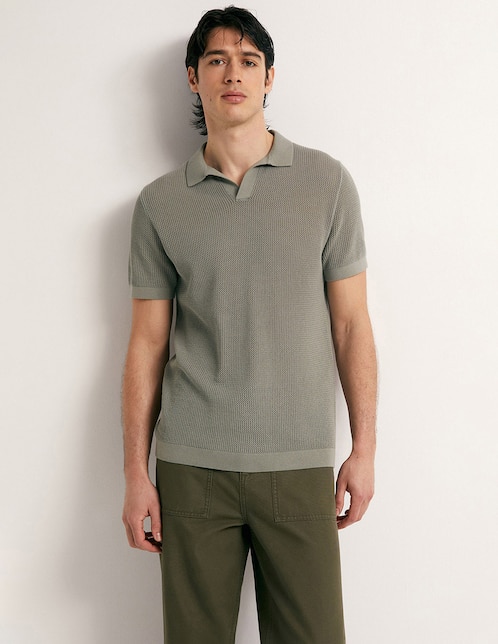 Playera Sfera cuello polo para hombre