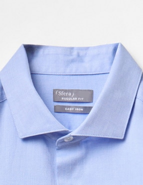 Camisa de vestir Sfera de algodón manga larga para hombre