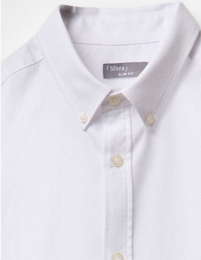 Camisa de vestir Sfera de algodón manga larga para hombre