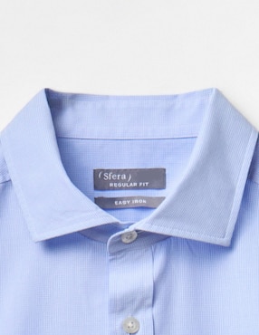 Camisa casual Sfera de algodón manga larga para hombre