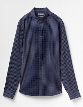 Camisa de vestir Sfera de algodón manga larga para hombre
