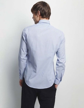 Camisa de vestir Sfera de algodón manga larga para hombre