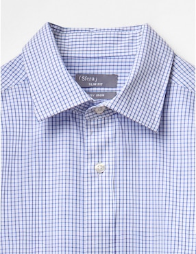 Camisa de vestir Sfera de algodón manga larga para hombre