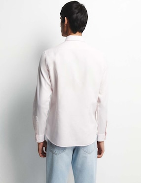 Camisa casual Sfera de algodón manga larga para hombre