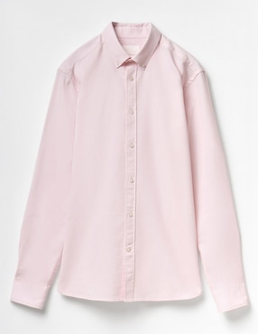 Camisa casual Sfera de algodón manga larga para hombre