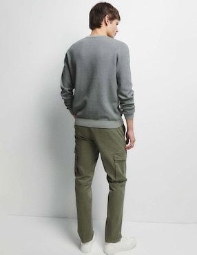 Pantalón casual cargo straight Sfera de algodón para hombre