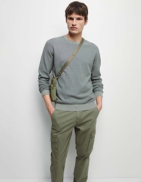 Pantalón casual cargo straight Sfera de algodón para hombre