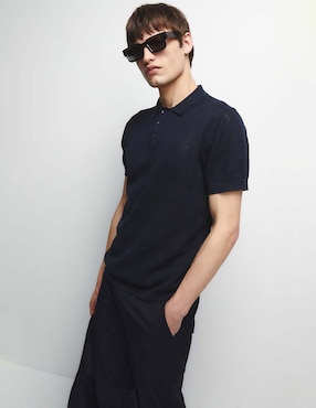 Suéter Sfera cuello polo para hombre