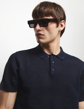 Suéter Sfera cuello polo para hombre