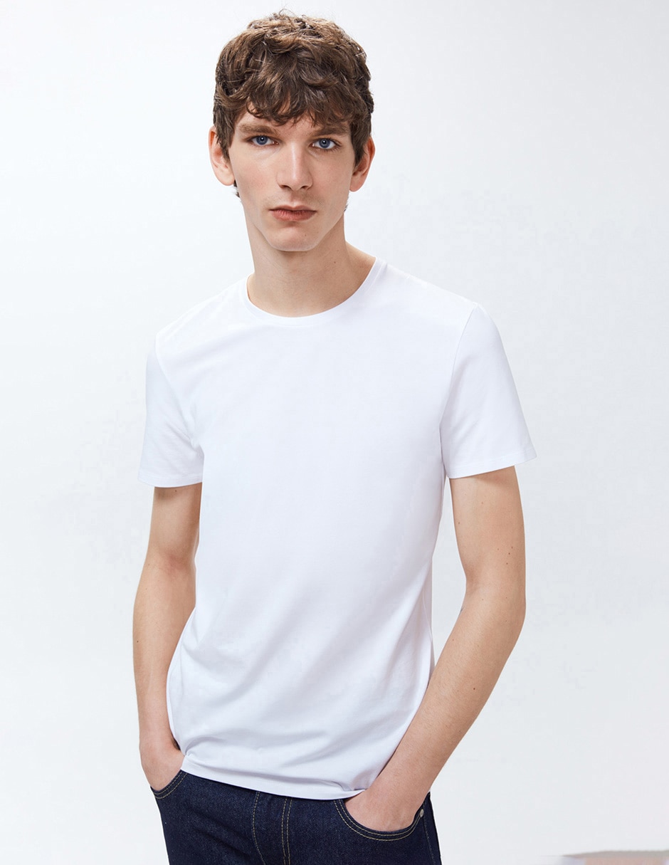 Playera cuello redondo para hombre 4