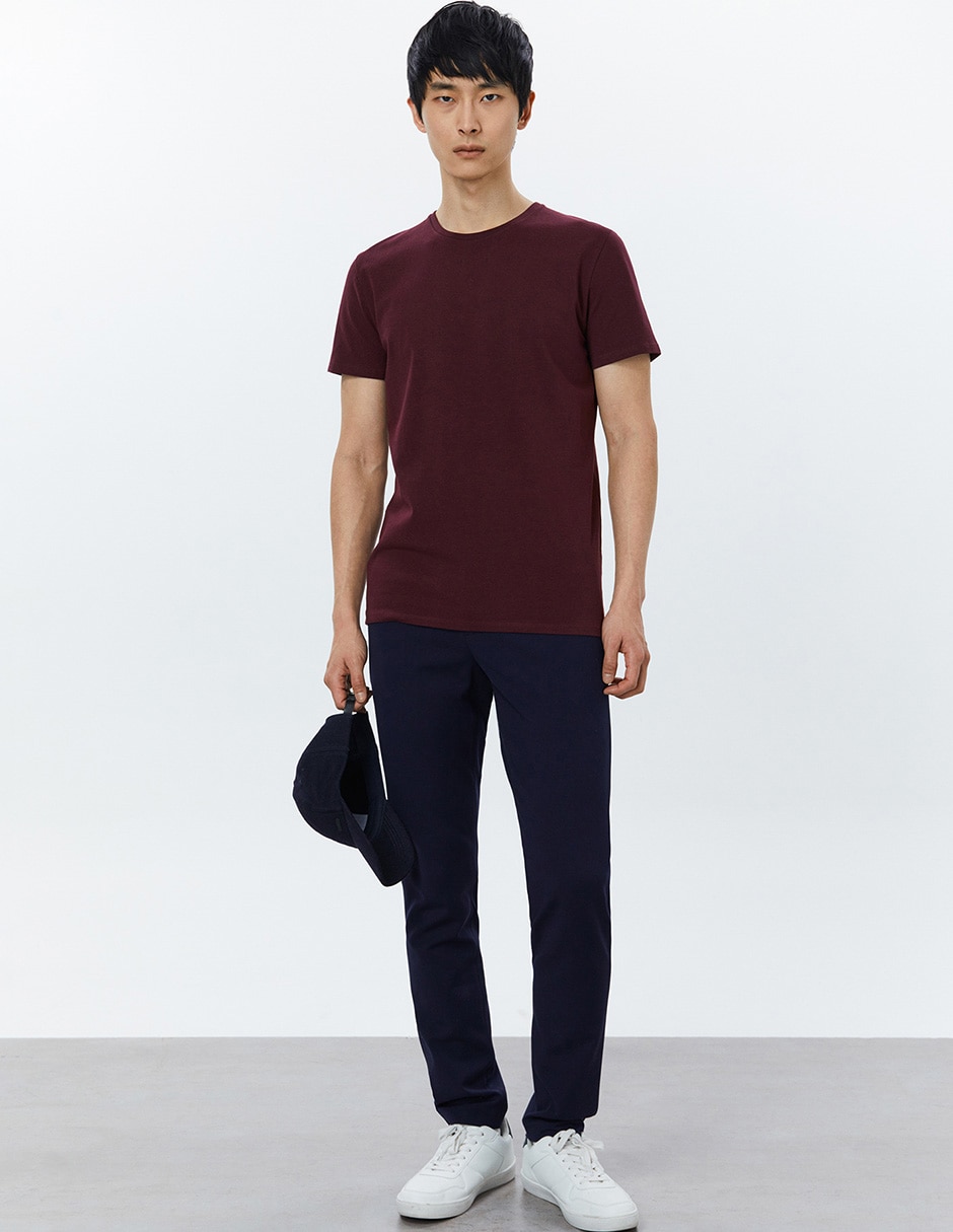 Playera cuello redondo para hombre Playera cuello redondo para hombre