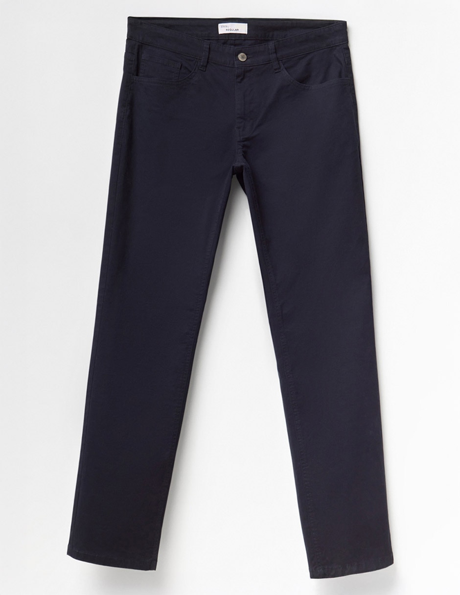 Pantalón casual slim sfera de algodón para hombre