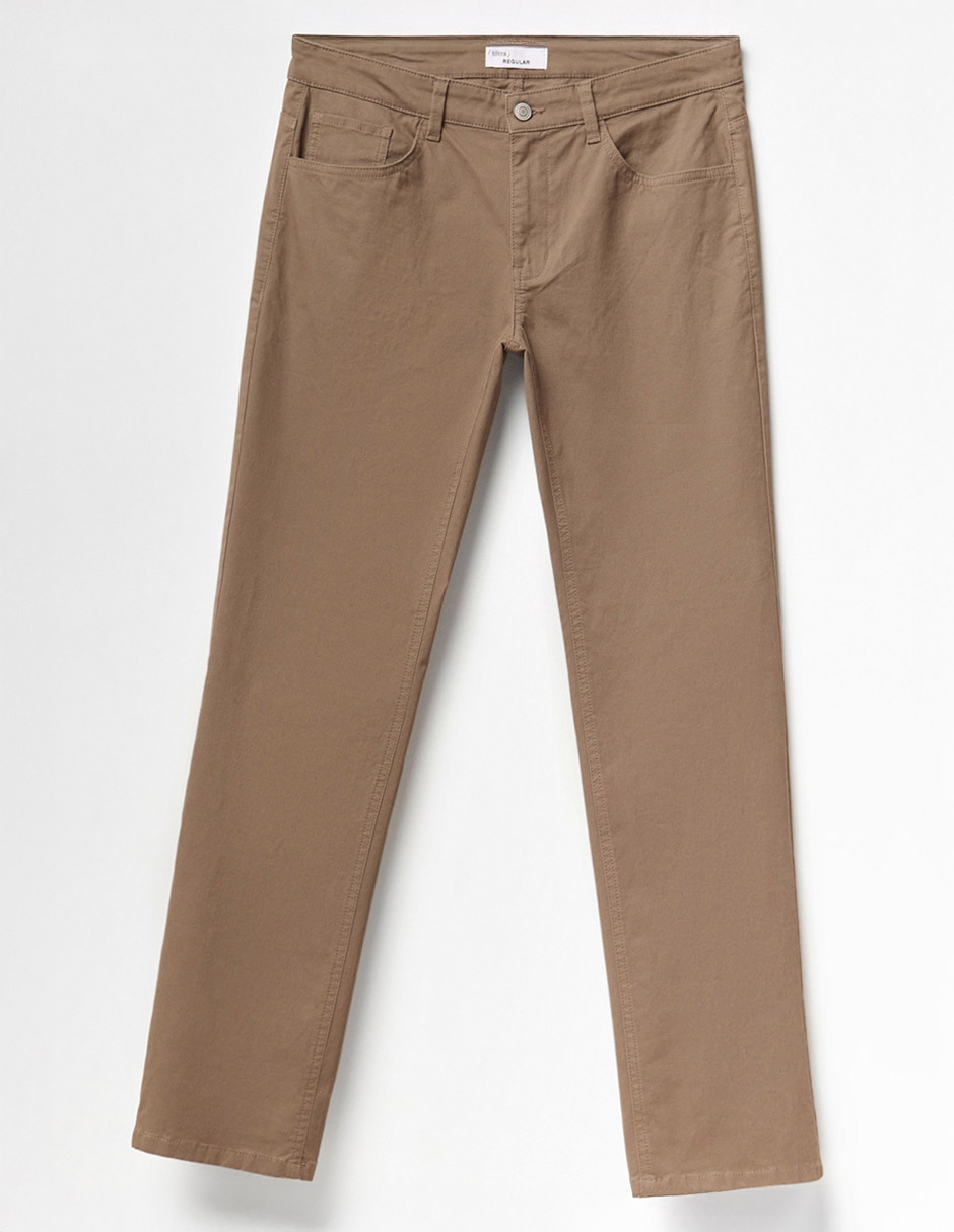 Pantalón casual slim de algodón para hombre 7