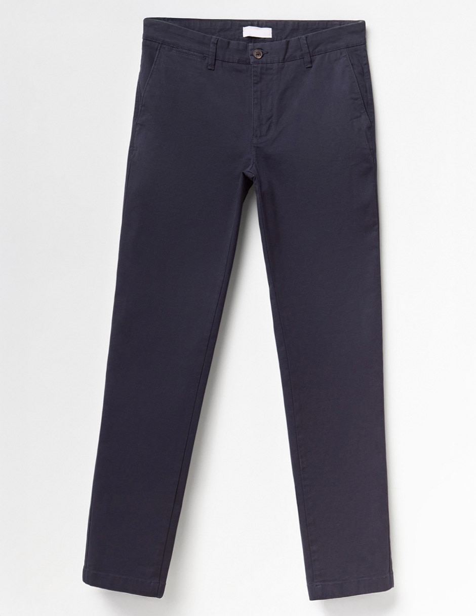 Pantalón casual slim de algodón para hombre 5