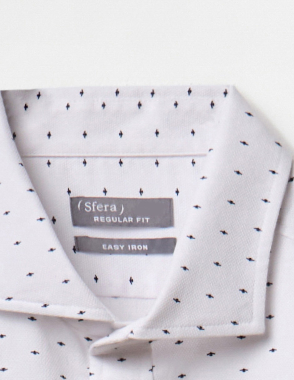 CAMISA ESTRUCTURA ESTAMPADA