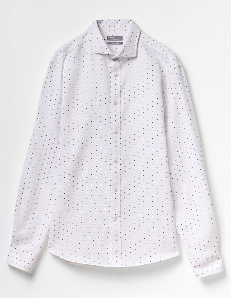 CAMISA ESTRUCTURA ESTAMPADA