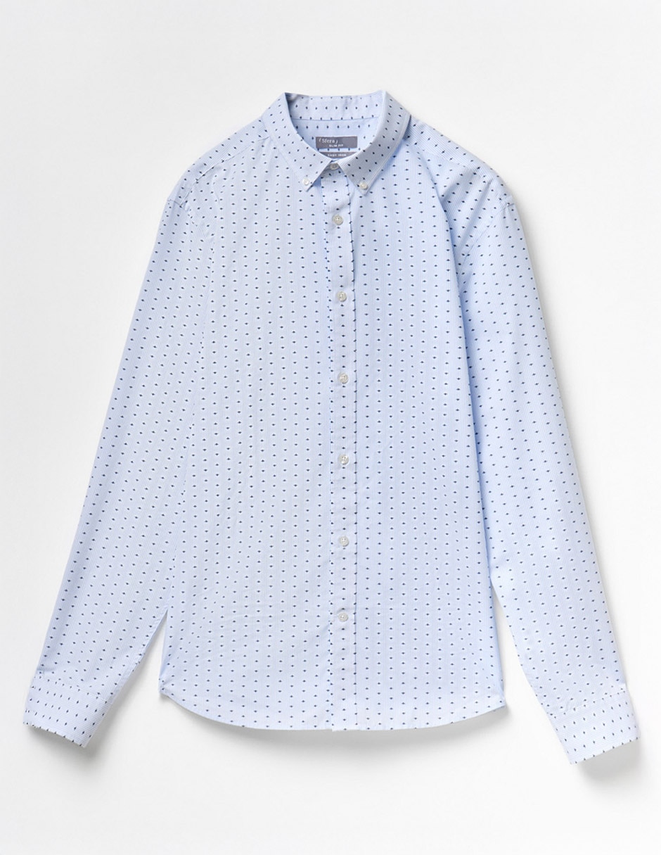 Camisa casual de algodón manga larga para hombre 5