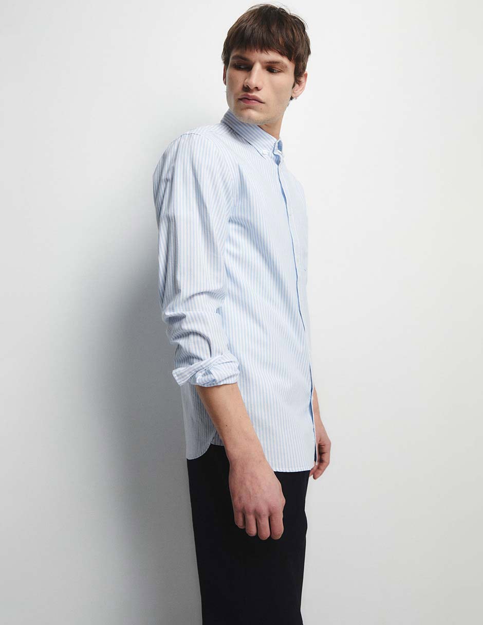 CAMISA OXFORD RAYAS