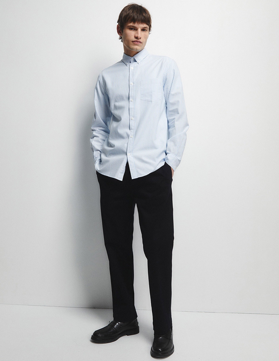 CAMISA OXFORD RAYAS