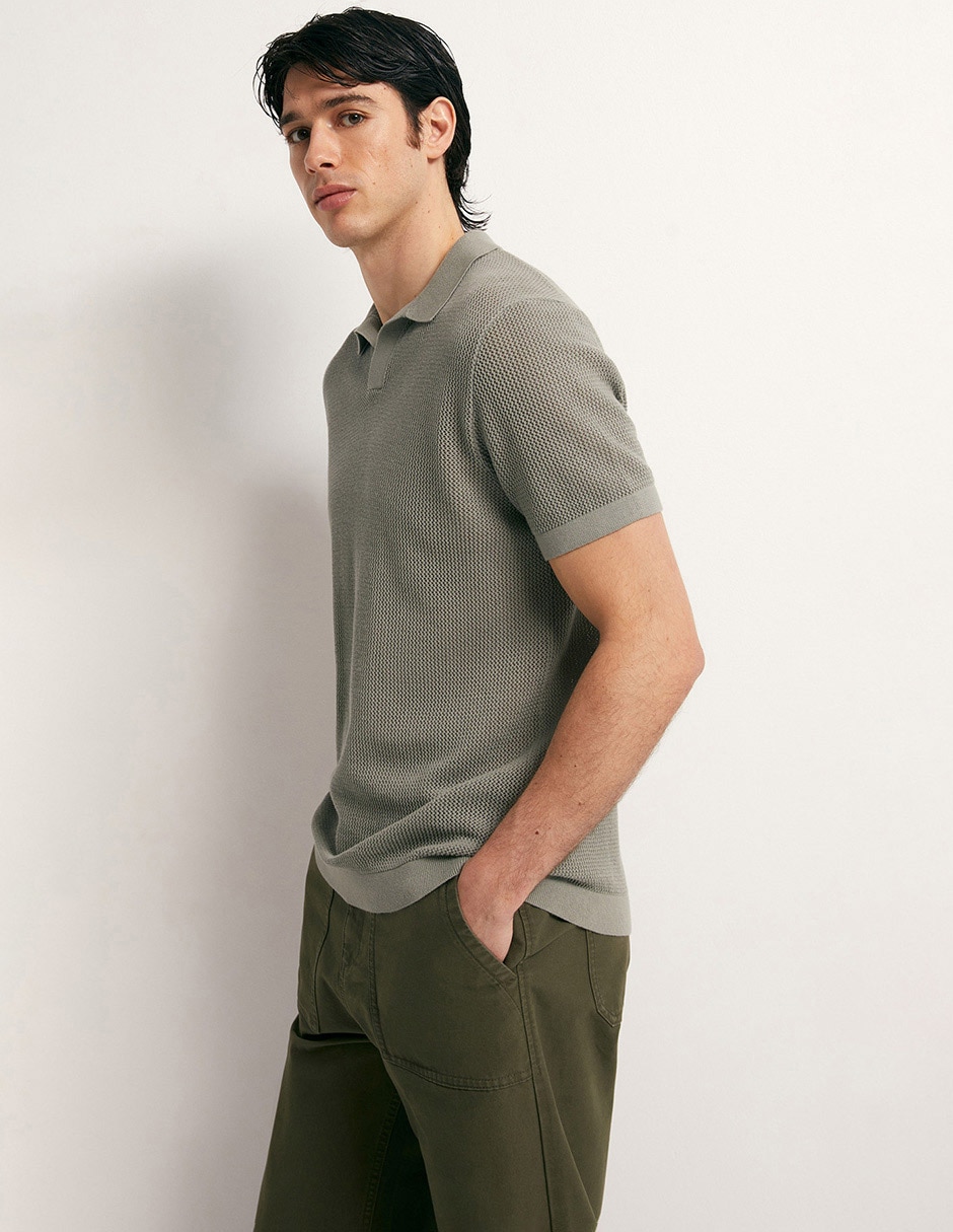 Playera cuello polo para hombre 3