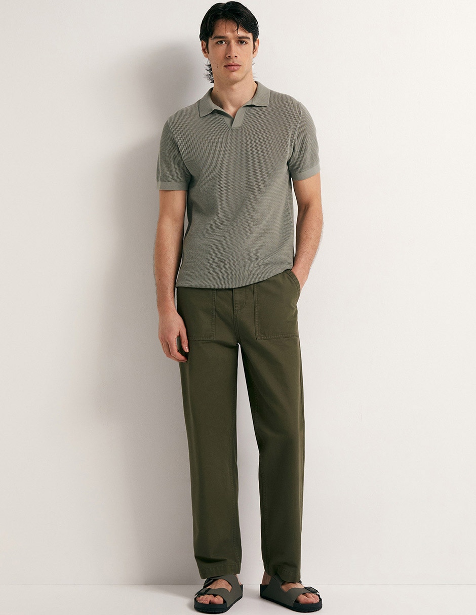 Playera cuello polo para hombre 4