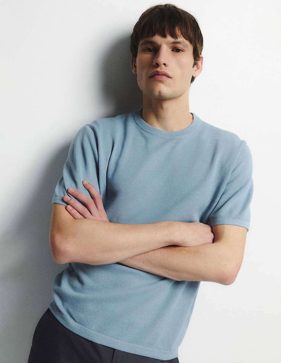 Playera cuello redondo para hombre 3