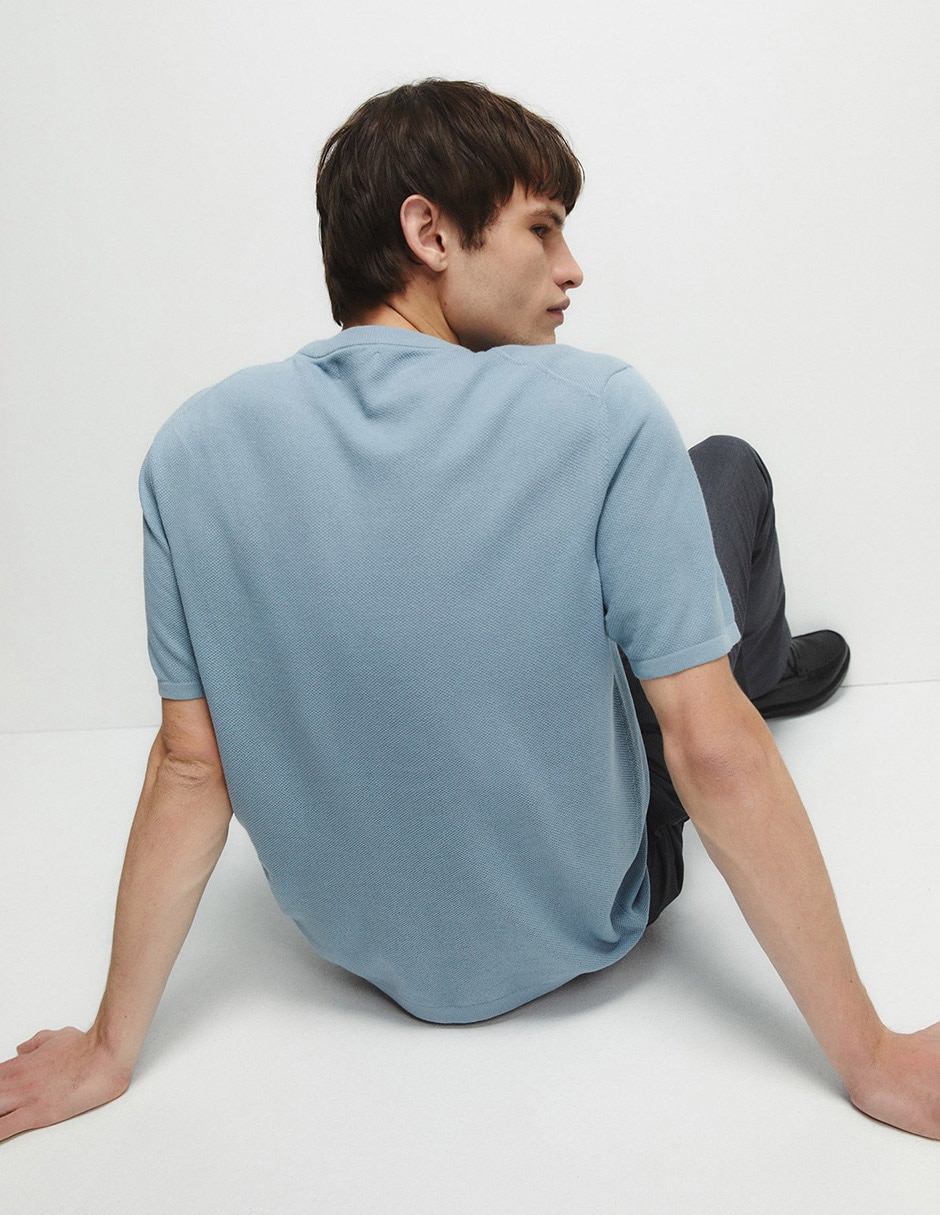 Playera cuello redondo para hombre 4